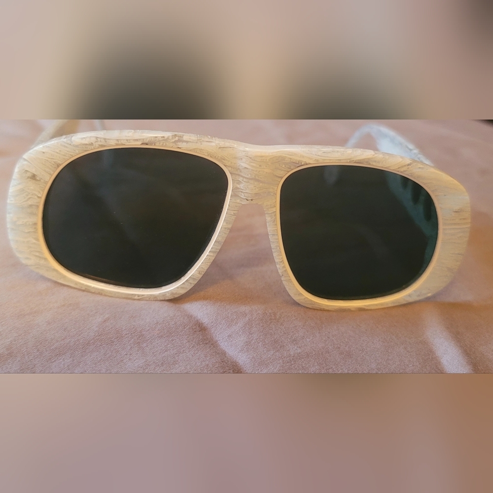 PALOMO FILIP WHITE MARBLE UNISEX SUNGLASSES 55/13 145 CAT 3 Made In Spain - Picture 2 of 16